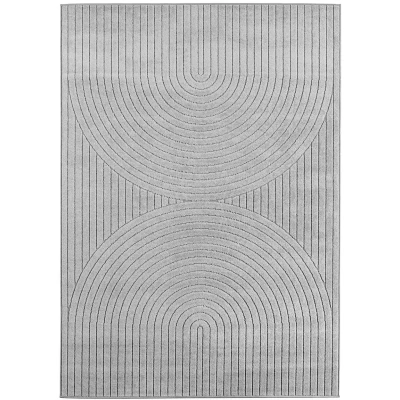 Afbeelding van Scandinavisch Buitenkleed Naara Soli Grijs 120x170 Cm