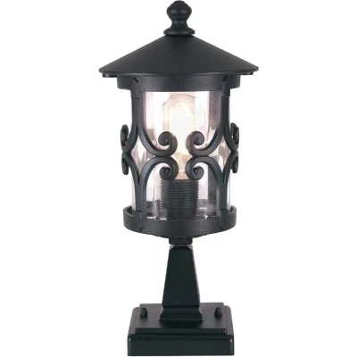 Afbeelding van Elstead Lighting Mini LED Tuin Pilaar Hereford 1X E27 Max 60W IP23 Black