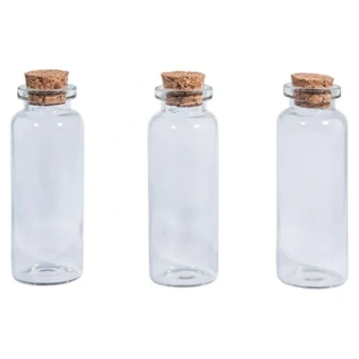 Afbeelding van Rayher 46295000 glazen fles met kurkdeksel, diameter 2,3 cm