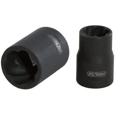 Afbeelding van KS Tools, Dopsleutel + dopmoer, 3/8&quot;&quot; Spiraalprofiel Dopsleutel, 18mm