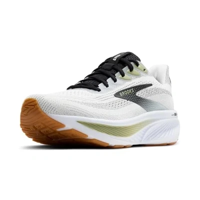 Afbeelding van Brooks Ghost 17 Hardloopschoenen voor op de weg, Heren, Maat: 47.5, White black tea Textiel