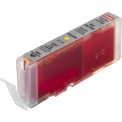 Afbeelding van Activejet ACC 581YNX inkt (vervanging voor Canon CLI 581XLY; Supreme; 11,70 ml; geel)