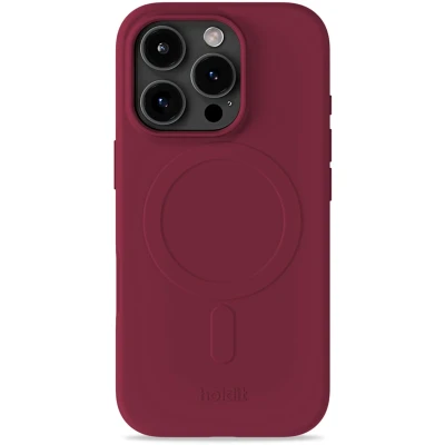 Afbeelding van Holdit Soft MagSafe Case voor de Apple iPhone 16 Pro Red Velvet
