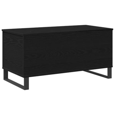 Afbeelding van vidaXL Salontafel Zwart Eiken Hout Medium Rechthoekig