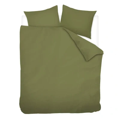 Afbeelding van Snoozing Sade Dekbedovertrek Tweepersoons 200x200/220 cm Groen