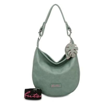 Afbeelding van Fritzi aus Preußen ECO HOBO Handtas, Dames, Maat: One Size, Leaf