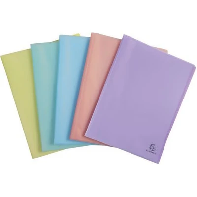 Afbeelding van Exacompta 88370E 10x Porte vues A4 60 Chrom. Pastel
