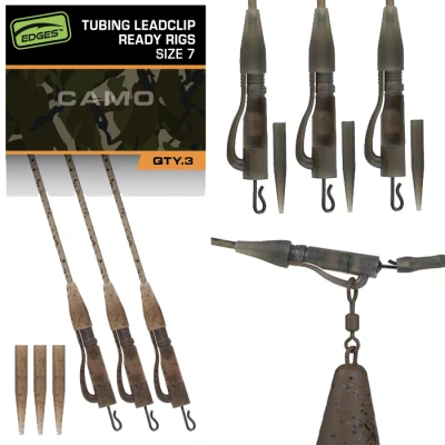 Afbeelding van Fox Carp Edges Tubing Leadclip Ready Rigs