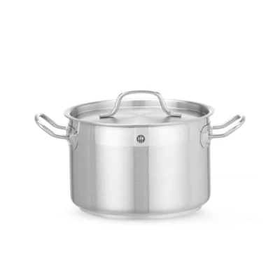 Afbeelding van Hendi Kookpan middel met deksel, RVS, 21,5(b)x30(d)x13(h)cm, 831205