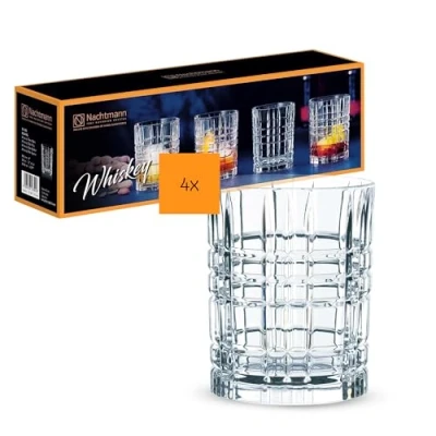 Afbeelding van Spiegelau &amp; Nachtmann Square 101050 whiskyglazen, 345 ml, 4 stuks