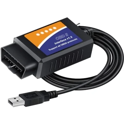 Afbeelding van FORScan ELMconfig Scanner met MS CAN/HS CAN schakelaar, OBD2 USB adapter, professioneel OBDII diagnoseapparaat