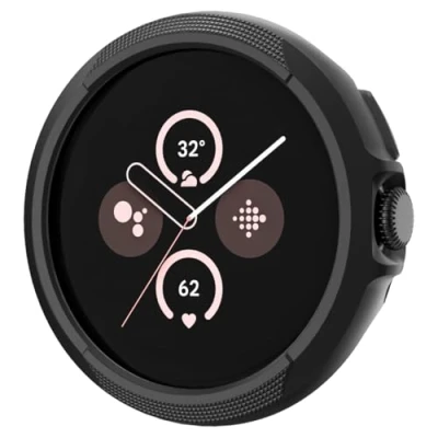 Afbeelding van Spigen Liquid Air Hoes compatibel met Google Pixel Watch 3 45 mm (2024), mat zwart