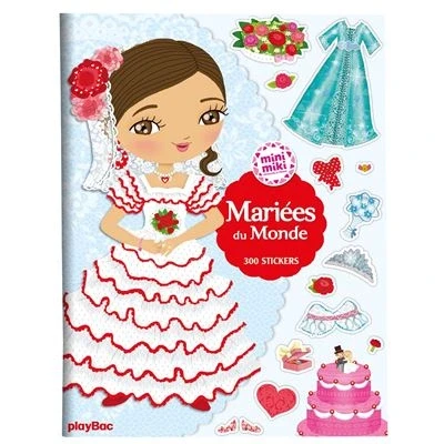 Image de Minimiki Stickers Mariées du monde