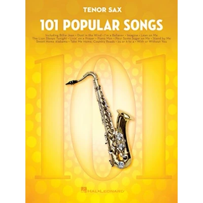 Afbeelding van 101 Popular Songs Tenor Saxophone For Sax Instrumental Folio