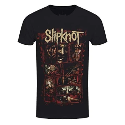 Afbeelding van Slipknot Sketch Boxes Heren T shirt L Zwart