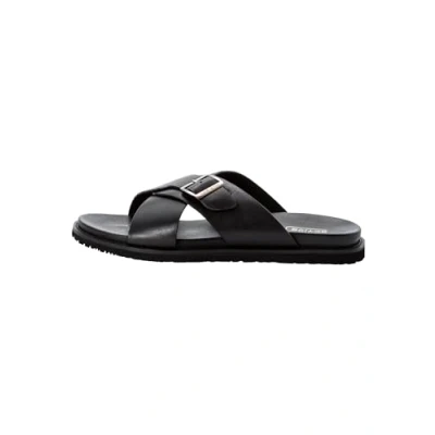 Afbeelding van camel active 54vv002 100100 herensandalen, zwart.