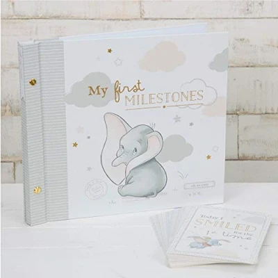 Afbeelding van Disney Baby Dumbo Elephant fotoalbum en stappenkaart in doos