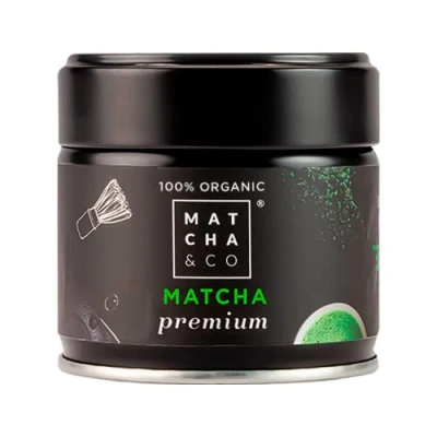 Image de Matcha &amp; CO Thé Premium 100% biologique de qualité supérieure 30 g [qualité cérémonielle Premium]. Poudre vert du Japon. cérémonielle.