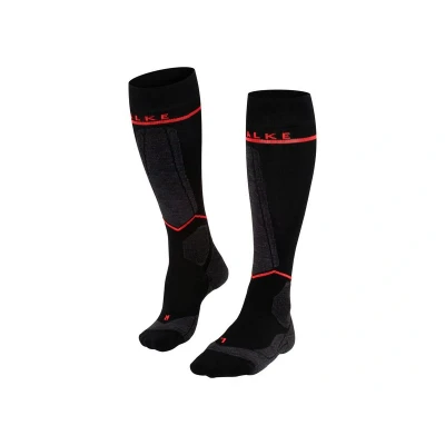 Afbeelding van Falke SK Compression Wool W1(kuitomvang 30 35 Cm) Dames Zwart Maat 35/38