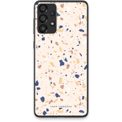 Afbeelding van Case Company® hoesje geschikt voor Samsung Galaxy A33 5G Terrazzo N23 Soft Cover Telefoonhoesje Bescherming aan alle Kanten en Schermrand