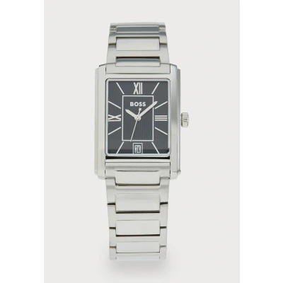 Afbeelding van BOSS Principle Dress Unisex Horloge silvercoloured/black, Maat: One Size, Silver/coloured/black