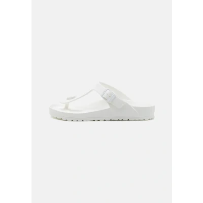 Afbeelding van Birkenstock Klassieke gizeh plateausandalen voor dames, wit, 37 EU Breed