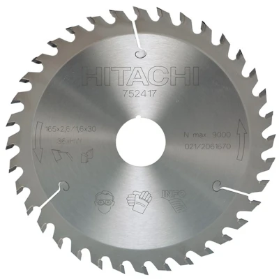 Afbeelding van Hitachi Hardmetalen cirkelzaagblad 235x30 60 tanden