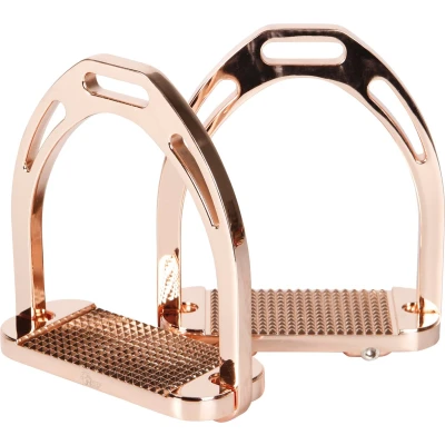 Afbeelding van Harry&#039;s Horse Stijgbeugels Aluminium Rosegold 12cm Agradi.be