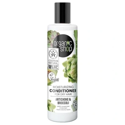 Afbeelding van 3x Organic Shop Conditioner Artichoke &amp; Broccoli 280 ml