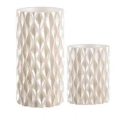 Afbeelding van Pauleen LED kaarsen Wax Cosy Pearl 2 stuks