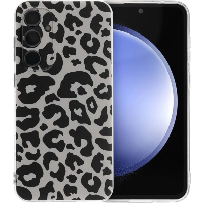 Afbeelding van iMoshion hoesje Geschikt voor Samsung Galaxy S23 FE Siliconen Design Meerkleurig / Leopard Transparent