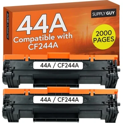 Afbeelding van Supply Guy 44A CF244A toner zwart compatibel met HP voor Laserjet Pro M15W M15A Laser Jet MFP M28w M28a printer Multipack laserprinter M15 M28 cartridges (2 tonercartridges)