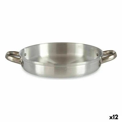 Afbeelding van Pan Zilverkleurig Aluminium 25 x 4,5 33 cm (12 Stuks)