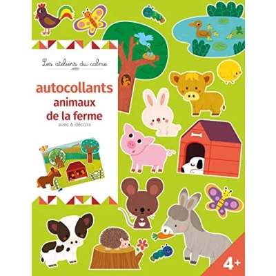 Afbeelding van Animaux de la ferme avec 6 decors autocollants
