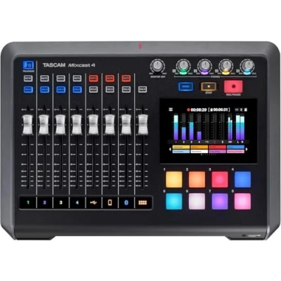 Afbeelding van Tascam Mixcast 4, Mengtafel, Zwart