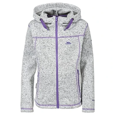 Afbeelding van Trespass Childrens Girls Lovell Hooded Fleece Jacket (Ghost Marl)