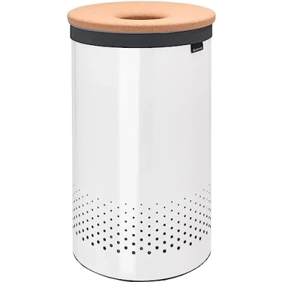 Image de Brabantia Panier À Linge Avec Couvercle En Liège 60 L