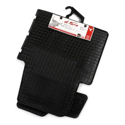 Afbeelding van FROGUM D00695 Vloermatset Rubber Voor 3 Zwart Op maat gemaakt RENAULT: MASTER Bus, NISSAN: NV400 Van