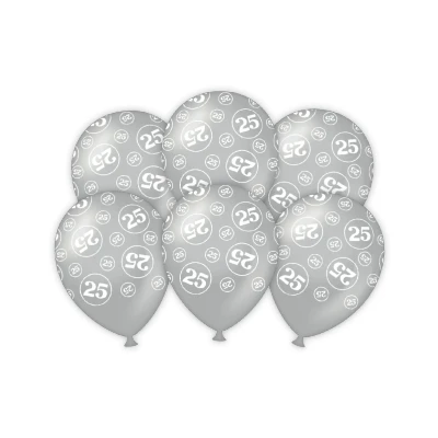 Image de Ballons 25 ans de mariage 6 pièces