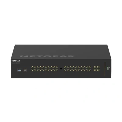Image de NETGEAR M4250 40G8XF PoE++ Commutateur C3 Géré 40 x 10/100/1000 (PoE++) + 8 1 Gigabit / 10 SFP+ flux d&#039;air côte à Montable sur rack (2880 W)