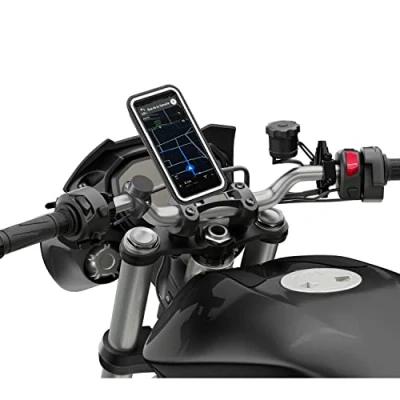 Afbeelding van Shapeheart Franse innovatie, magnetische Telefoonhouder voor motorfiets Pro met afneembare waterdichte tas, trillingsbestendig. motorfiets, scooter, universele motoraccessoire