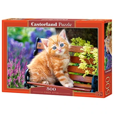 Image de Puzzle Castorland Chaton Gingembre, 500 pièces