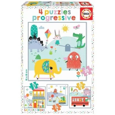 Image de Puzzle Educa Ruban Citron, 12/16/20/25 pièces