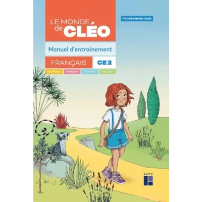 Afbeelding van LE MONDE DE CLEO CE2 MANUEL D&#039;ENTRAINEMENT + AIDE MEMOIRE (C
