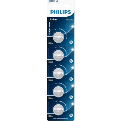 Afbeelding van Lithium Button Cell Battery Philips CR2025