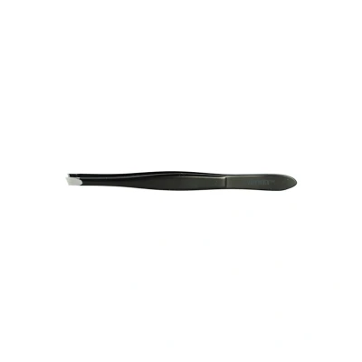 Afbeelding van Homey&#039;s pincet 9 cm schuine punt RVS satin/matzwart