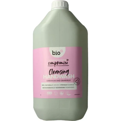 Afbeelding van Bio D Cleansing Handzeep Geranium &amp; Grapefruit 5L Grootverpakking