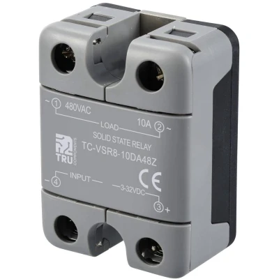 Afbeelding van TRU COMPONENTS Halfgeleiderrelais TC 12705356 10 A Schakelspanning (max.): 480 V/AC Schakelend bij overbelasting 1 stuk(s)