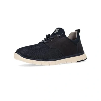 Afbeelding van Salamander E31ASB606910 Sneakers laag, Heren, Maat: 44, Dark blue Leer en textiel