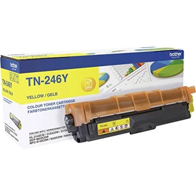 Afbeelding van Brother TN 246Y Toner Geel Hoge capaciteit